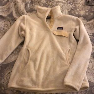 Patagonia Pullover Snap Fleece White